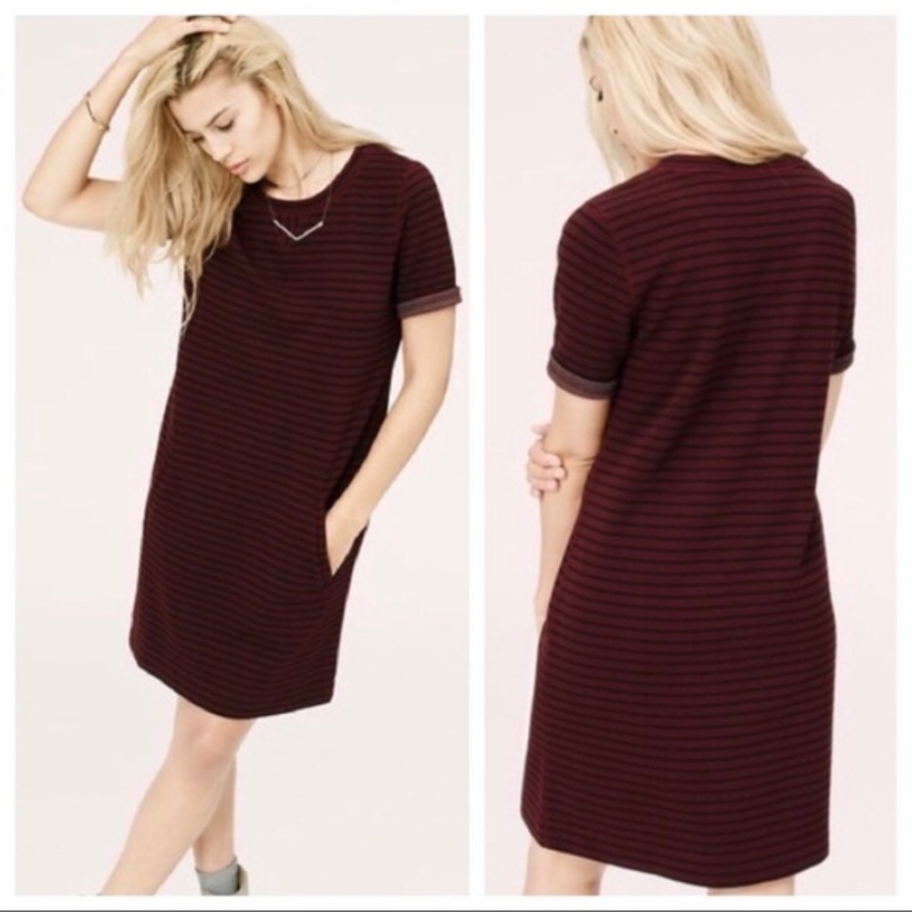 Lou & Grey striped shift dress